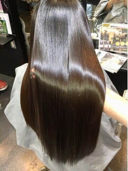 アンリップ ジー(salon unripＧ)の写真/髪質改善メニュー『ヘアーエステ　シームレス』!!高たんぱくトリートメントで諦めていた髪のお悩みにも◎