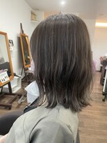 ヘアー ワンアビル(Hair One Abile) 大人ナチュラル外ハネハイライトミディアム