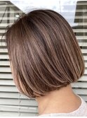 簡単スタイリング大人ボブ