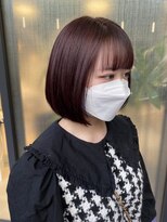 イワイナゴヤ(i i -IWAI NAGOYA-)&nbsp;ニュアンスパープルカラー＆ボブ