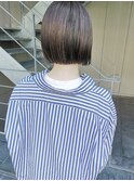グレージュミニボブ