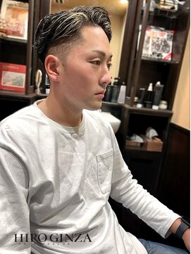 ヒロギンザ 五反田店(HIRO GINZA) メッシュ　2ブロック　五反田　理容室