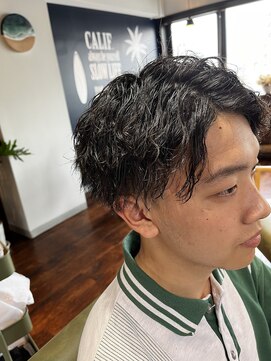 カリフ 大船(calif.) 【calif.】メンズツイストスパイラルパーマ