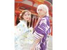 浴衣レンタル着付け＋ヘアセット 男女どちらも対応可　電話予約のみ