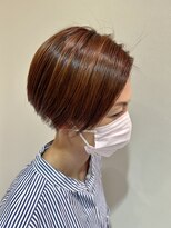 ヘアーアンドメイク アンジュ 中野店(Hair&Make ange) orange high light