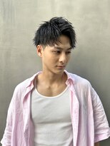 【aRietta】アップバング×ほつれ質感パーマ