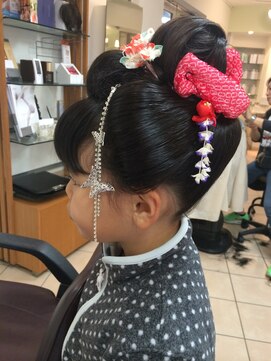 あさひ 七五三のヘアセット