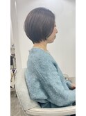 大人可愛い30代40代50ショートボブショート丸みショート