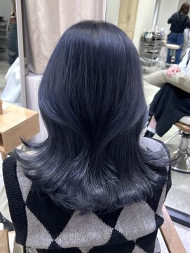 ノイ(noi) ブルージュ/ネイビー/ブルーブラック/ケアブリーチ/渋谷美容室