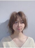 白髪ぼかしベージュ