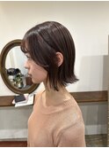 【ayari】プツッとボブ×チョコレートブラウン