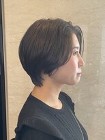 六本木美容室 西麻布店 コンパクトショート◎透明感カラー