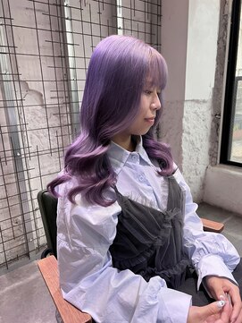 ウム(UMM) 韓国ヘア×ラベンダーカラー