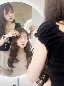 エヌアイ オモテサンドウ(ni omotesando)の写真/今だけカットカラーTR￥7,990｜韓国ヘア専門の同世代STがマンツーマンでこだわりのミリ単位まで叶えます＊