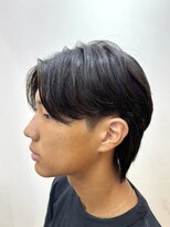 レボルトヘアー(R EVOLUT hair) ニュアンスパーマ/センターパート/ナチュラルマッシュ/メンズ/柏