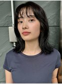 イメチェン前髪小顔こなれミディ_銀座