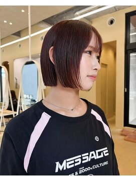 スニュウ(snuw) 似合わせカットボブ小顔カットグレージュミルクティ