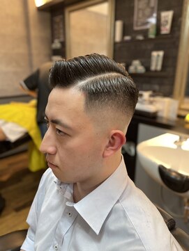 グロウヘアワークス(grow hair works) サイドパート