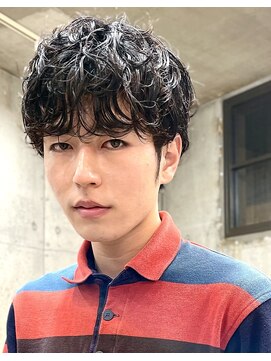 ナループロアオハナ(Nalu pu loa ohana) メンズマッシュパーマメンズパーマスパイラルパーマ