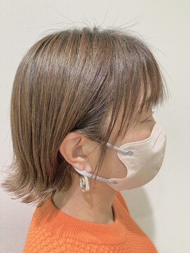 フーチー クーチー アマティー 豊中店(FUCHI KUCHI amati) @fuchi_kuchi.okada［豊中,髪質改善/艶ベージュ/ヒヨコカラー]