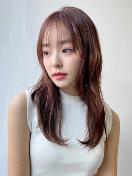 エトラ 渋谷店(etora) 小顔 フェミニンロング メルティーカラー 似合わせカット"