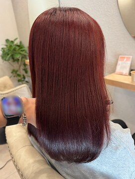 ウィタ(wita.) 艶髪ピンクブラウン/髪質改善ストレート