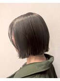 大人気切りっぱなしボブ