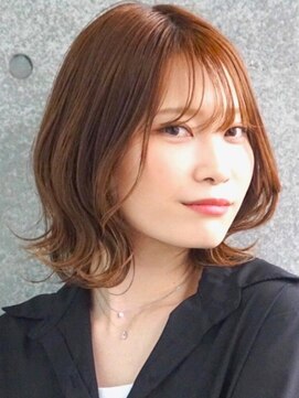 波巻き外ハネ小顔ボブ【1】