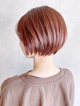 シオン(shion) ショートくびれヘア顔周りレイヤーチェリーブラウン_ba359131