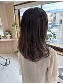 大人ハイライト×シルバーベージュ