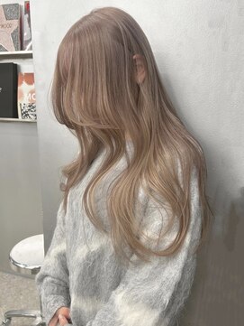 ペレ アネックス 大阪梅田茶屋町店(PELE ANNEX) くびれヘア/アプリコットオレンジ/夏のヘアアレンジ/梅田