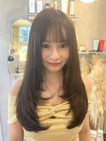 ジーナ 福岡天神(Zina) 韓国風/顔周りカット/レイヤーカット