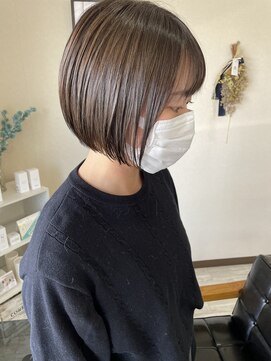 ルフテ(LOFTE) ミニボブ×グレージュカラー★