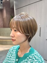 ロンドクロエ 横浜(Lond Chloe)&nbsp;★ブリーチなしベージュカラー！横浜ショートボブ！ショート