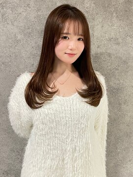 レイヤーカット ワンカール ベージュカラー トリートメント 艶髪