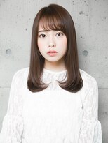 ビビディバビディブー(Bibbidi.bobbidi.boo)&nbsp;大人可愛いブラウンシースルーバング