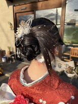 ギャロップヘアー 成人式ヘアセット カチモリヘア