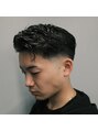 メンズヘアトーキョー 渋谷(MEN'S HAIR TOKYO)&nbsp;フェードスタイルにナチュラルな毛流れで色気のあるスタイルに！
