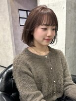 ルノン(LUNON)&nbsp;暗めカラーグランマッシュデザインカラーフェイスフレーミング