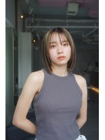 キユ(qiyu)&nbsp;大人レイヤーストレート小顔ヘルシーミディアム[広島/八丁堀]