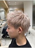 スパイキーショート/シルバー/似合わせカット/メンズカット