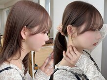 結んでも耳にかけても横顔まで美しく。高い再現性と確かな似合わせ力で必ず似合うを叶えるレイヤーカット♪