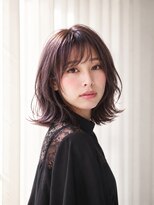 ディオ アンド ルーチェ アット(Dio&Luce at.)&nbsp;ラベンダーグレージュの外ハネミディアム
