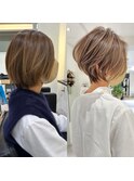 銀座大人ショートボブくびれショートカット若見え30代40代50代