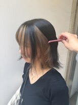 アジールヘア 北千住駅西口店(agir hair) フェイスフレーミング/インナーカラー/ミルクティーベージュ
