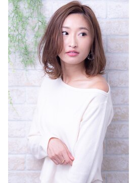 ヘアーアートシフォン 池袋西口店(Hair art chiffon) 魅力倍増しカール/セミディ/シアカラー