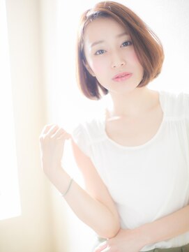 モッズ ヘア 福岡姪浜店(mod's hair) *mod's姪浜*…エフォートレスな前下がりワンカール大人ボブd