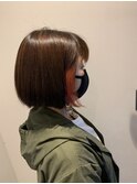 オレンジインナーカラー☆ビタミンカラー