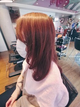 ヘアー トラスティ マリ HAIR TRUSTY MARIの写真/地肌に優しいオーガニック取り扱い☆髪と頭皮を労わりながら、優しくツヤのある仕上がりに…♪