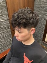 プレミアムバーバー 原宿店(PREMIUM BARBER produce by HIRO GINZA)&nbsp;ダウンバング×ツイストスパイラルパーマ